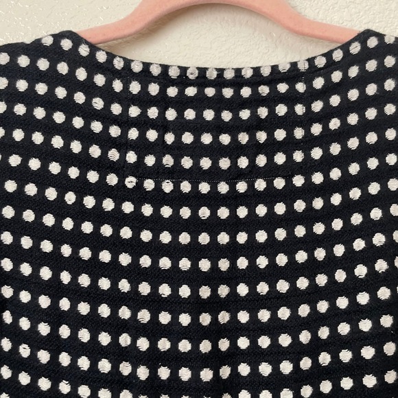Ace & Jig Dress Womens Medium Blue White Polka Dot Mini Pockets Retro Prairie - Picture 6 of 11